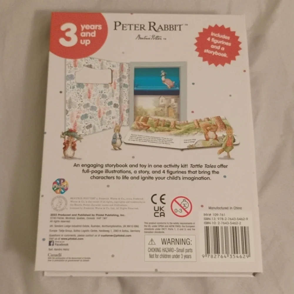 New Peter Rabbit figurines and a storybook - Picture 2 of 3
